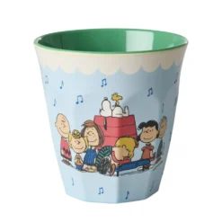 Rice Melamin Becher Soft Blue Snoopy 250 ml