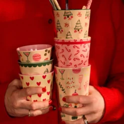 Rice Melamin Becher Xmas Galore Medium 250 ml