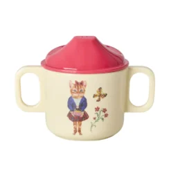 Rice Melamin Geschirr Baby Geschenkbox Nathalie Lété Cream 4-teilig