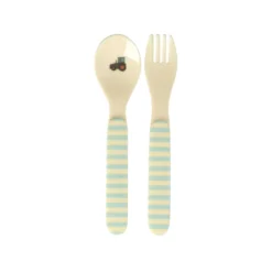 Rice Melamin Geschirr Baby Geschenkbox Blue ABC 4-teilig