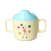 Rice Melamin-Geschirr Baby Geschenkbox Fun Fair Mint 4-teilig