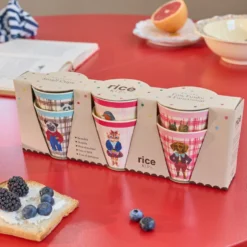 Rice Melamin Kinderbecher Nathalie Lété 6er-Set