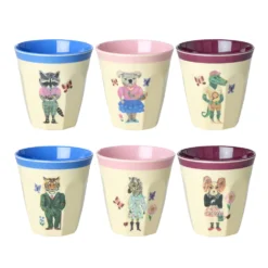 Rice Melamin Kinderbecher Nathalie Lété 160 ml 6er-Set
