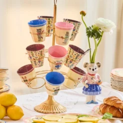 Rice Melamin Kinderbecher Nathalie Lété 160 ml 6er-Set