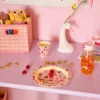 Rice Melamin Kinderbecher Pink ABC 160 ml
