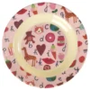 Rice Melamin Kinderschüssel Pink ABC 250 ml