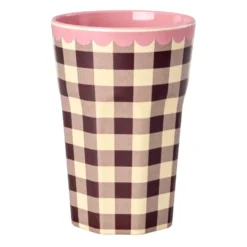 Rice Melamin Lattebecher Check Me Out 400 ml