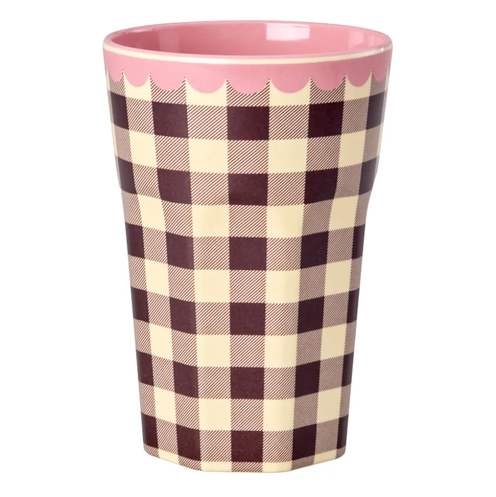 Rice Melamin Lattebecher Check Me Out 400 ml