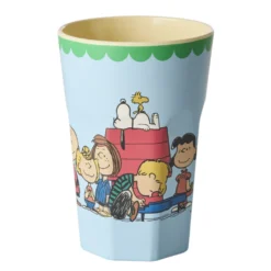 Rice Melamin Lattebecher Soft Blue Snoopy 400 ml