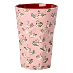 Rice Melamin Lattebecher Swan 400 ml