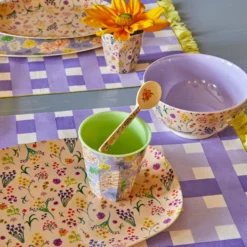 Rice Melamin Lattebecher Wild Flower Two Tone