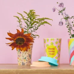 Rice Melamin Lattebecher Wild Flower Two Tone