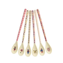 Rice Melamin Lattelöffel Nathalie Lété 6er-Set