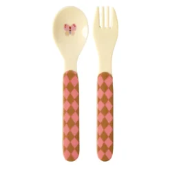 Rice Melamin Melamin-Geschirr Geschenkbox Pink Music Band 4-teilig