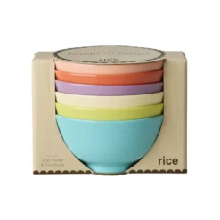 Rice Melamin Schüssel Medium Glory Days Colors 700 ml 6er-Set