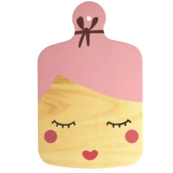 Rice Melamin Servierbrett in Lady Shape Pink