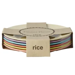 Rice Melamin Speiseteller Glory Days Colors 6er-Set