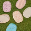 Rice Melamin Teller Oval Toile de rice