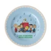 Rice Melamin Teller Soft Blue Snoopy