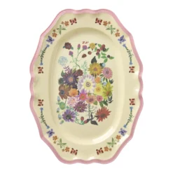 Rice Melamin Vintage Servierteller Nathalie Lété Pink 36,5 cm