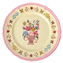 Rice Melamin Vintage Teller Nathalie Lété Pink