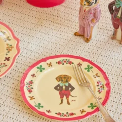 Rice Melamin Vintage Teller Nathalie Lété Red