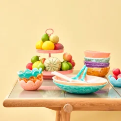Rice Resin Salatbesteck Soft Pink