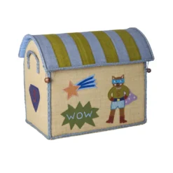 Rice Spielzeugkorb Hero Blue