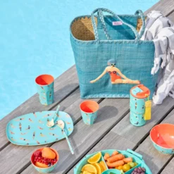 Rice Tasche Bast Blue Lady Swimster Large