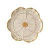 Rice Teller Keramik Blume handbemalt Yellow