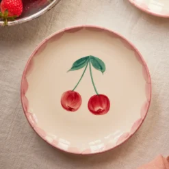 Rice Teller Keramik handbemalt Cherry 15 cm