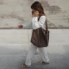 Studio Noos Tasche Brown teddy mom-bag