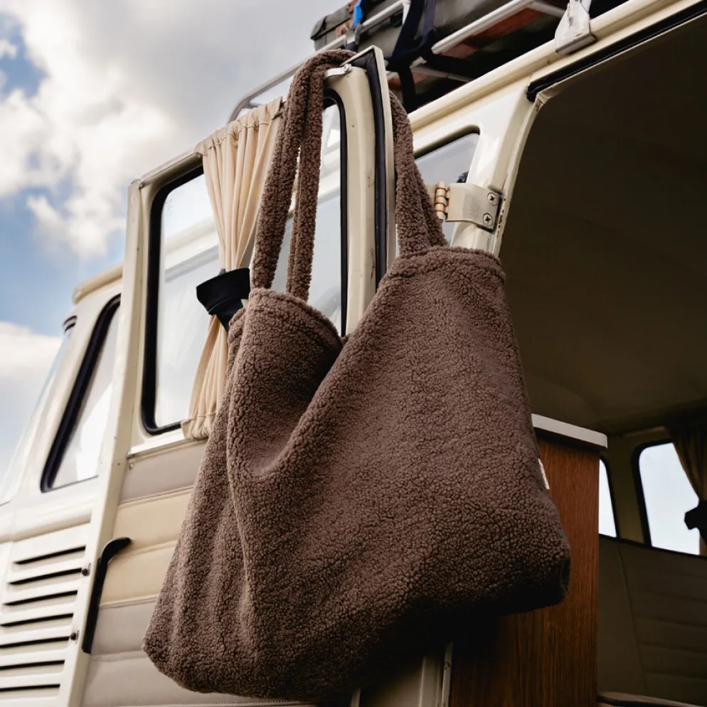 Studio Noos Tasche Brown teddy mom-bag
