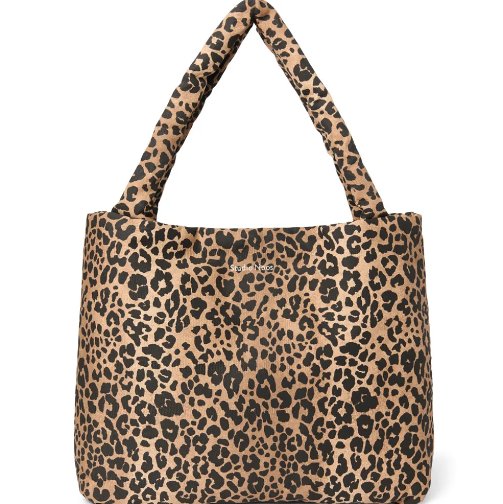 Studio Noos Tasche Cotton Brown Leopard mom-bag
