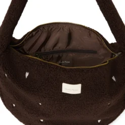 Studio Noos Tasche Cross Body Teddy Chocolate Hearts