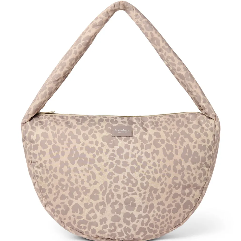 Studio Noos Tasche Cross Body Bag Puffy Beige Leopard
