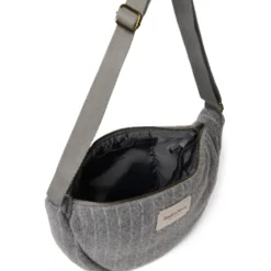 Studio Noos Tasche Fanny Pack Flannel Chalkstripe Light Grey