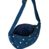 Studio Noos Tasche Fanny Pack Denim Dark Blue White Hearts
