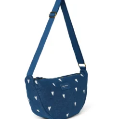 Studio Noos Tasche Fanny Pack Denim Dark Blue White Hearts
