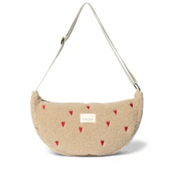 Studio Noos Tasche Fanny Pack Ecru Teddy Hearts Adult