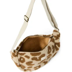 Studio Noos Tasche Fanny Pack Ecru Leopard Teddy Adult