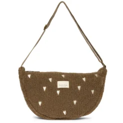 Studio Noos Tasche Fanny Pack Brown Teddy Hearts Adult