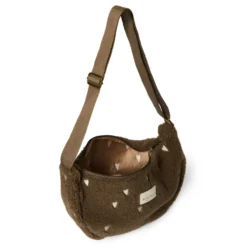 Studio Noos Tasche Fanny Pack Brown Teddy Hearts Adult