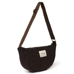 Studio Noos Tasche Fanny Pack Flannel Chalkstripe Brown