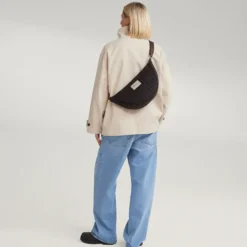 Studio Noos Tasche Fanny Pack Flannel Chalkstripe Brown