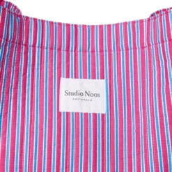 Studio Noos Tasche Poplin Striped mom-bag Raspberry