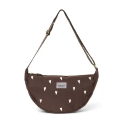 Studio Noos Tasche Puffy Adult Fanny Pack Brown Hearts