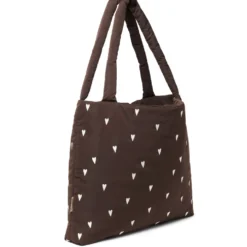 Studio Noos Tasche Puffy Mom Bag Brown Hearts