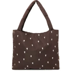 Studio Noos Tasche Puffy Mom Bag Brown Hearts