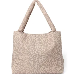 Studio Noos Tasche Puffy mom-bag Beige Leopard